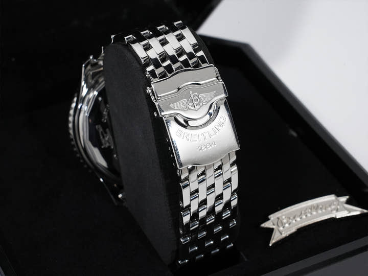 ブライトリング ナビタイマー コスモノート フライバック ポルコロッソ Ref.A22322 ステンレススチール ブラック文字盤 中古 pihcetcz