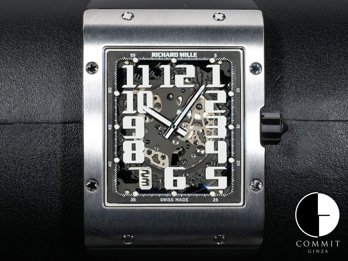 リシャールミル オートマティック エクストラフラット Ref.RM016 チタニウム スケルトン文字盤 美品 k9at3zik