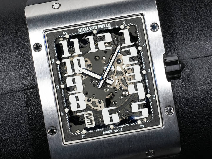 リシャールミル オートマティック エクストラフラット Ref.RM016 チタニウム スケルトン文字盤 美品 k9at3zik