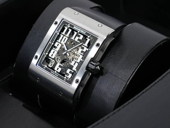 リシャールミル オートマティック エクストラフラット Ref.RM016 チタニウム スケルトン文字盤 美品 k9at3zik