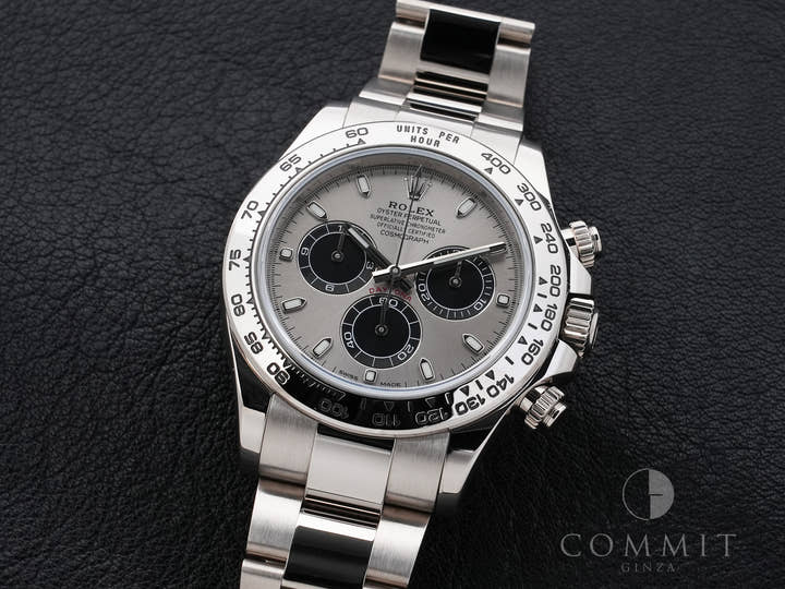 Rolex Daytona Ref. 116509 White Gold Steel x Black Dial Used z7gnu9ju