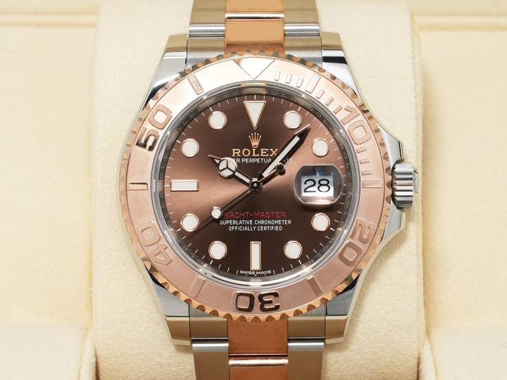 ROLEX Yacht-Master 40 Ref.116621 Stainless Steel/Everose Gold Chocolate Dial Unused vs9ggigb