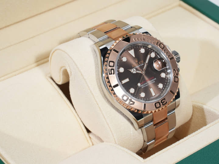 ROLEX Yacht-Master 40 Ref.116621 Stainless Steel/Everose Gold Chocolate Dial Unused vs9ggigb