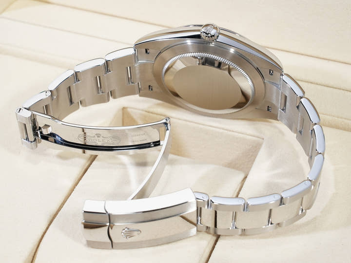 Rolex Datejust 41 Ref. 126300 Stainless Steel White Dial Oyster Bracelet Unused vicxq3un