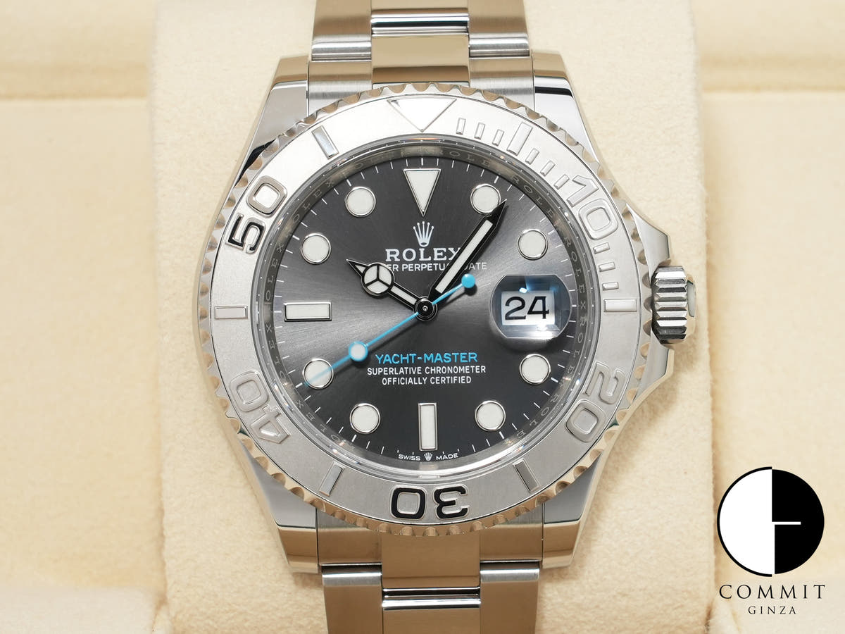 Rolex Yacht-Master 40 Ref. 126622 Stainless Steel/Platinum Slate Dial Excellent Condition n7nwy6fm