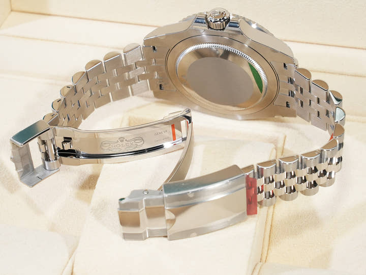 Rolex GMT-Master II Ref. 126710BLRO Stainless Steel Black Dial Jubilee Bracelet Unused epyffcti