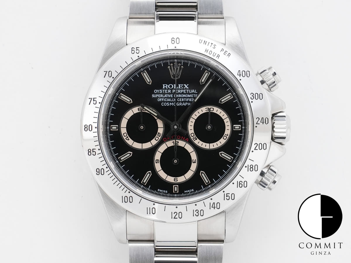 ロレックス デイトナ エルプリメロ Ref.16520 ステンレススチール ブラック文字盤 美中古 o6aovoty