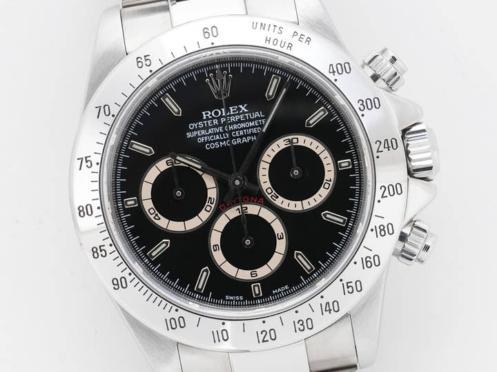 ロレックス デイトナ エルプリメロ Ref.16520 ステンレススチール ブラック文字盤 美中古 o6aovoty