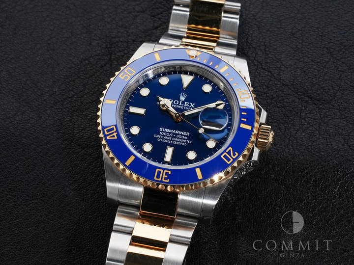 Rolex Submariner Date Ref. 126613LB Stainless Steel/Yellow Gold Blue Dial Pre-owned sxynj695