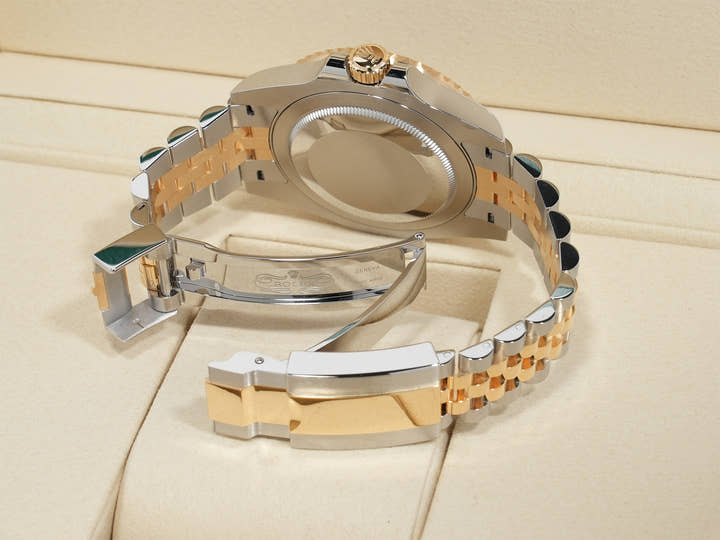 Rolex GMT-Master II Ref.126713GRNR Stainless Steel/Yellow Gold Black Dial Jubilee Bracelet Unused mmjzd83h