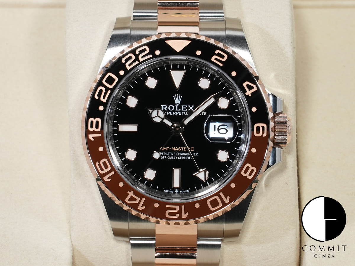 Rolex GMT-Master II Ref.126711CHNR Stainless Steel/Everose Gold Black Dial Oyster Bracelet Unused pgn4gbwy