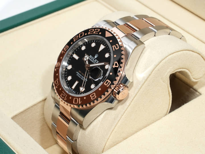 Rolex GMT-Master II Ref.126711CHNR Stainless Steel/Everose Gold Black Dial Oyster Bracelet Unused pgn4gbwy