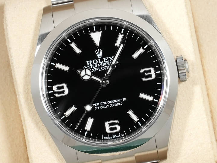 Rolex Explorer 40 Ref.224270 Stainless Steel Black Dial Oyster Bracelet Unused to85f5na