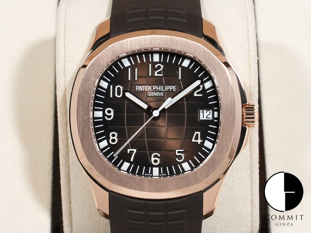 Patek Philippe Aquanaut Ref. 5167R-001 Rose Gold Brown Dial Excellent Condition 69emsa5e