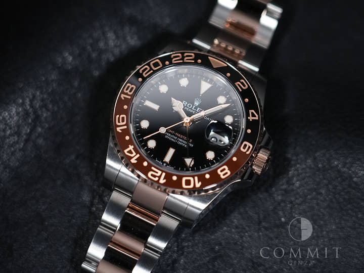 Rolex GMT-Master II Ref. 126711CHNR Stainless Steel/Everose Gold Black Dial Oyster Bracelet Excellent Condition 5s5x8o9b