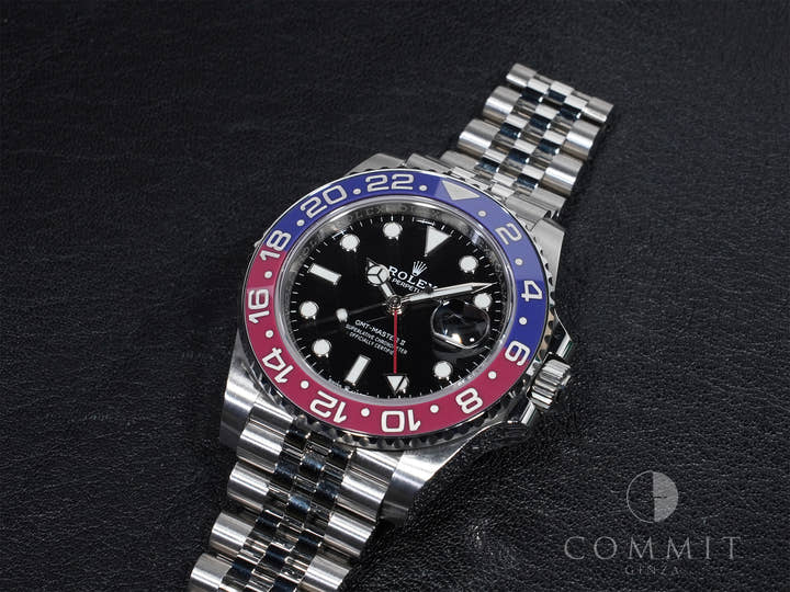 Rolex GMT-Master II Ref. 126710BLRO Stainless Steel Black Dial Jubilee Bracelet Used pewbu45p
