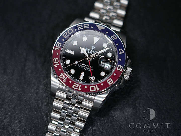 Rolex GMT-Master II Ref. 126710BLRO Stainless Steel Black Dial Jubilee Bracelet Used eekvujfa