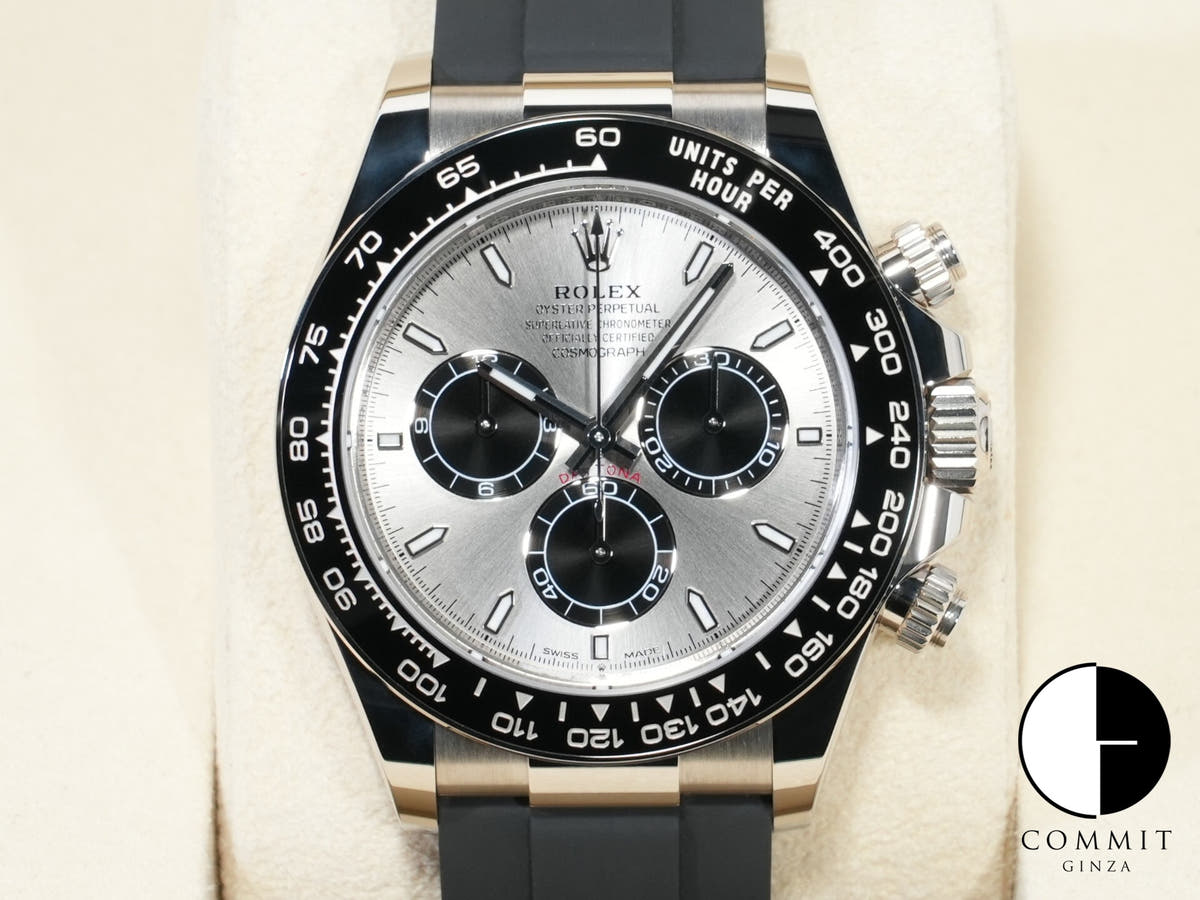 Rolex Daytona Ref. 126519LN White Gold Steel x Bright Black Dial Unused a4yp9hh3