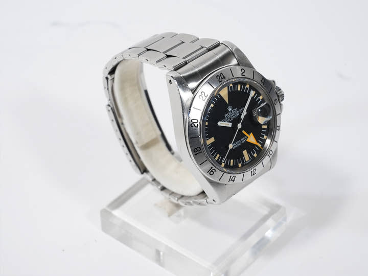 ロレックス エクスプローラーII Ref.1655 ステンレススチール ブラック文字盤 オイスターブレスレット 中古 d6ff8iig