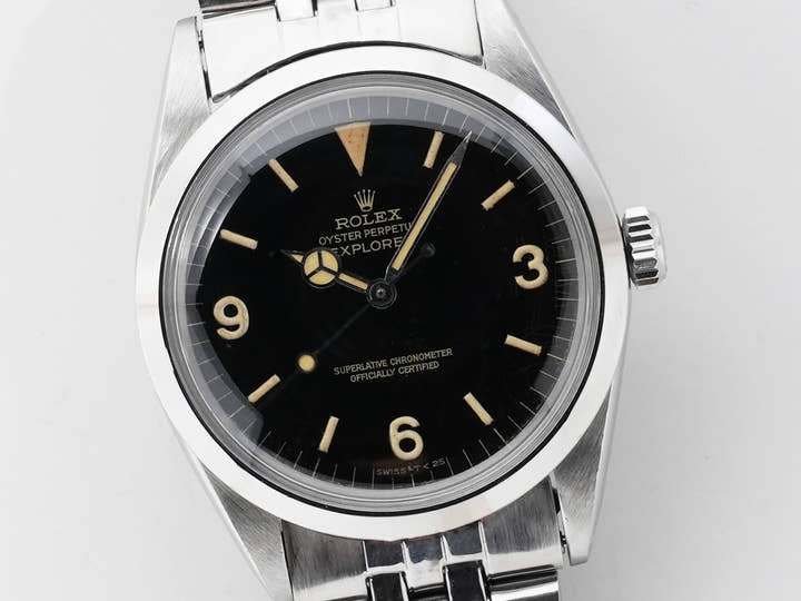 Rolex Explorer I Ref.1016 Stainless Steel Black Dial Used o7kscfes