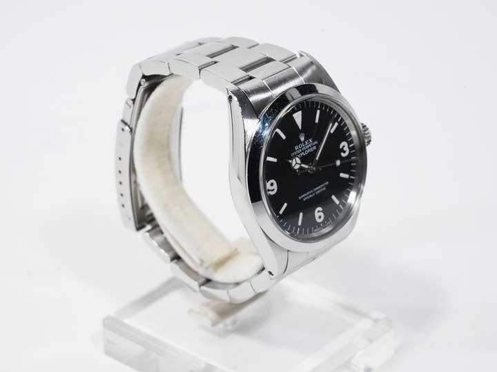 ロレックス エクスプローラーI Ref.1016 ステンレススチール ブラック文字盤 中古 agzfcc7h
