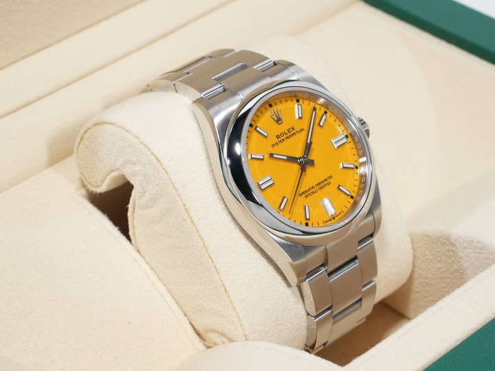 ロレックス オイスターパーペチュアル36 Ref.126000 ステンレススチール イエロー文字盤 中古 ykcbwidt