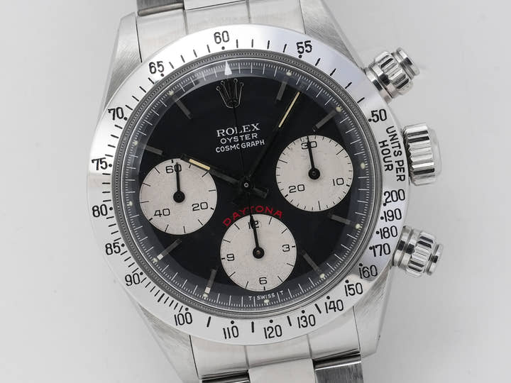 ロレックス デイトナ Ref.6265 ステンレススチール ブラック文字盤 中古 ujcu24vh