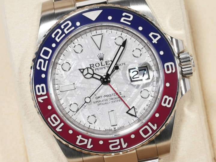 ROLEX GMT-Master II Ref.126719BLRO White Gold Meteorite Dial Oyster Bracelet Pre-owned utxfiuz2