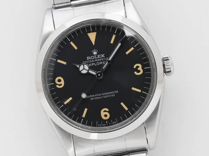 Rolex Explorer I Ref. 1016 Stainless Steel Black Dial Used uykq2jbp