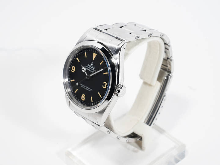 Rolex Explorer I Ref. 1016 Stainless Steel Black Dial Used uykq2jbp