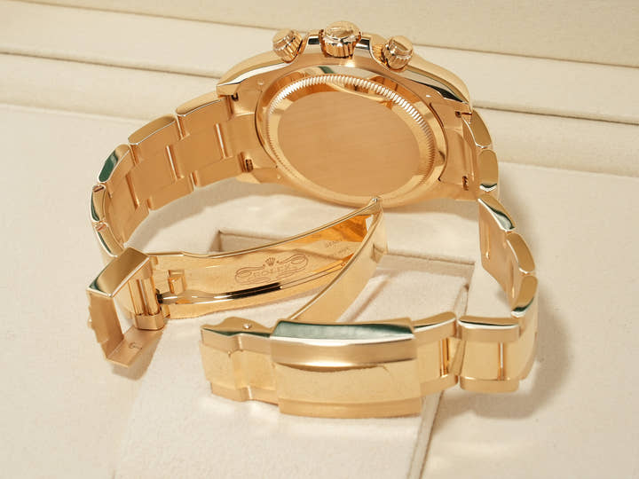 Rolex Daytona Ref. 126508 Yellow Gold Green Dial Unused rh623vrn