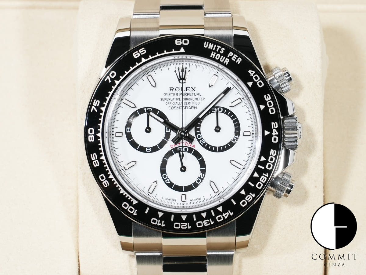 ROLEX Daytona Ref. 126500LN Stainless Steel White Dial Excellent Condition jsekakkj