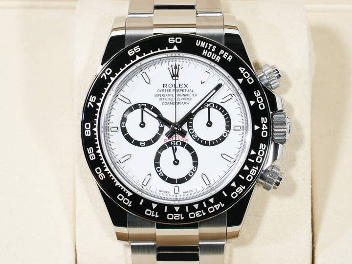 ROLEX Daytona Ref. 126500LN Stainless Steel White Dial Excellent Condition jsekakkj