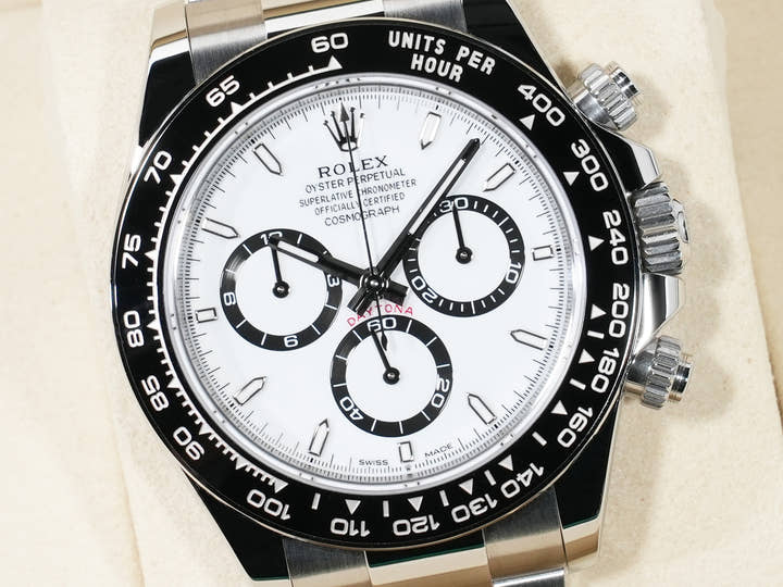 ROLEX Daytona Ref. 126500LN Stainless Steel White Dial Excellent Condition jsekakkj