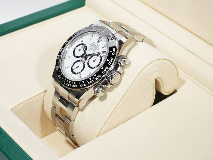 ROLEX Daytona Ref. 126500LN Stainless Steel White Dial Excellent Condition jsekakkj