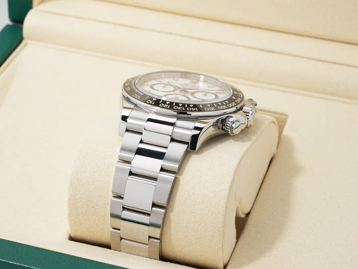 ROLEX Daytona Ref. 126500LN Stainless Steel White Dial Excellent Condition jsekakkj