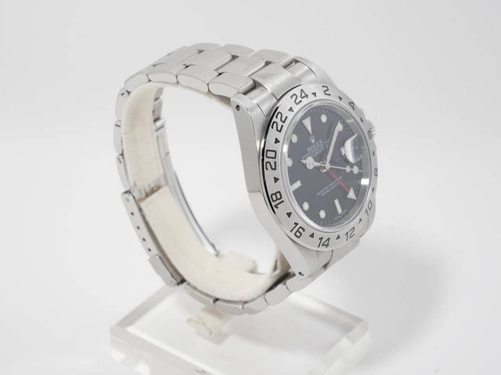 Rolex Explorer II Ref. 16570 Stainless Steel Black Dial Oyster Bracelet Used kegechg7
