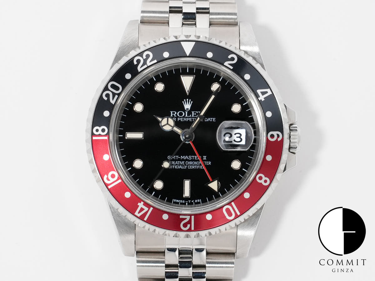 Rolex GMT-Master II Ref.16710 Stainless Steel Black Dial Jubilee Bracelet Pre-Owned u2aacffd