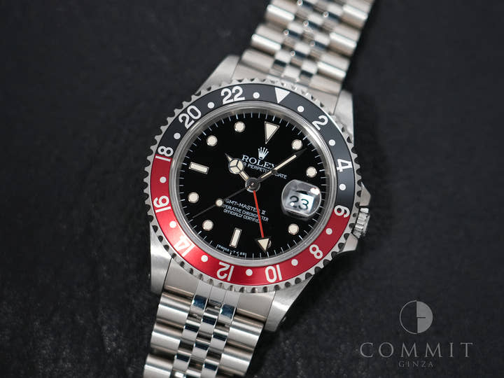 Rolex GMT-Master II Ref.16710 Stainless Steel Black Dial Jubilee Bracelet Pre-Owned u2aacffd