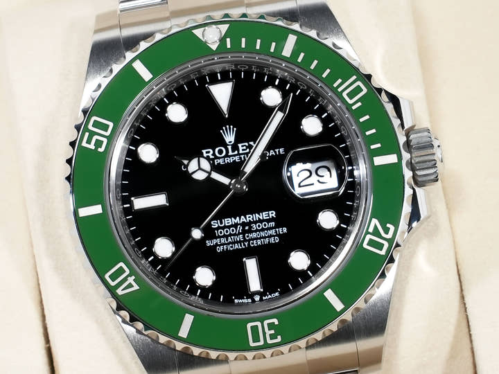 ロレックス サブマリーナー デイト Ref.126610LV ステンレススチール ブラック文字盤 中古 78t6kq9a