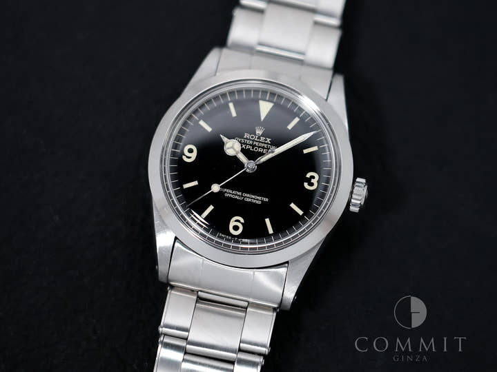 ロレックス エクスプローラーI Ref.1016 ステンレススチール ブラック文字盤 中古 wi7o9g9a