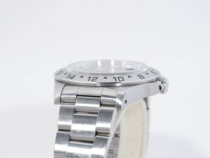Rolex Explorer II Ref. 16570 Stainless Steel Black Dial Oyster Bracelet Used 88thwwtj