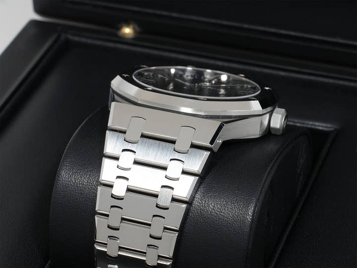オーデマピゲ ロイヤルオーク Ref.15500ST.OO.1220ST.03 ステンレススチール ブラック文字盤 美中古 du853e8a