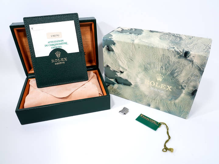 ロレックス エクスプローラーI Ref.14270 ステンレススチール ブラック文字盤 オイスターブレスレット 美品 5ujnmdyc