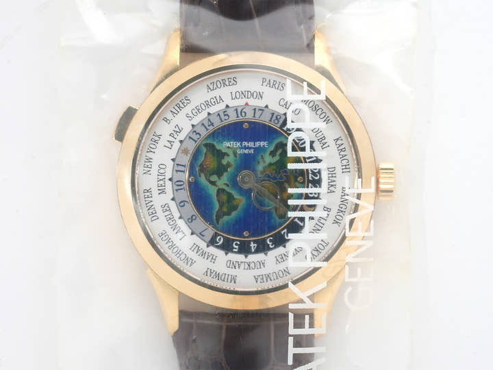 Patek Philippe World Time Cloisonné Ref. 5231J-001 Yellow Gold Cloisonné Dial Deadstock w9izef8z