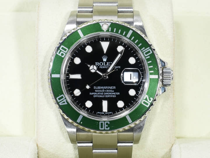ロレックス サブマリーナー デイト Ref.16610LV ステンレススチール ブラック文字盤 中古 6r62jc3p