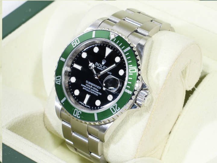 ロレックス サブマリーナー デイト Ref.16610LV ステンレススチール ブラック文字盤 中古 6r62jc3p
