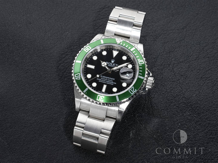 ロレックス サブマリーナー デイト Ref.16610LV ステンレススチール ブラック文字盤 中古 6r62jc3p