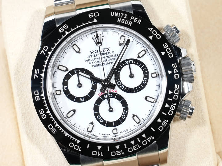 ロレックス デイトナ Ref.116500LN ステンレススチール ホワイト文字盤 中古 rcrdjtkf
