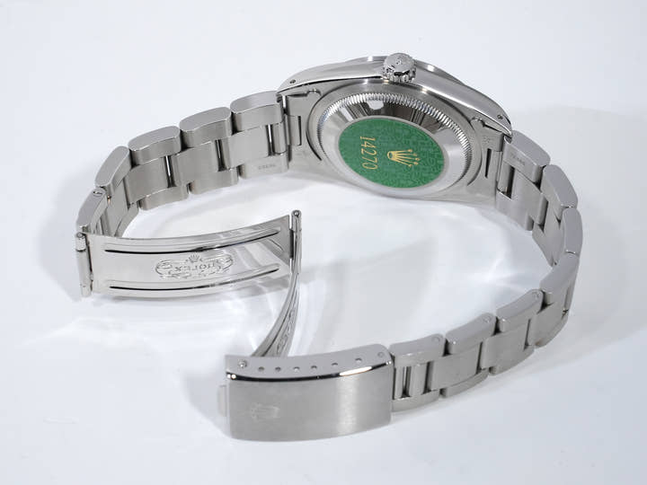 ロレックス エクスプローラーI Ref.14270 ステンレススチール ブラック文字盤 オイスターブレスレット 中古 rq7i47io